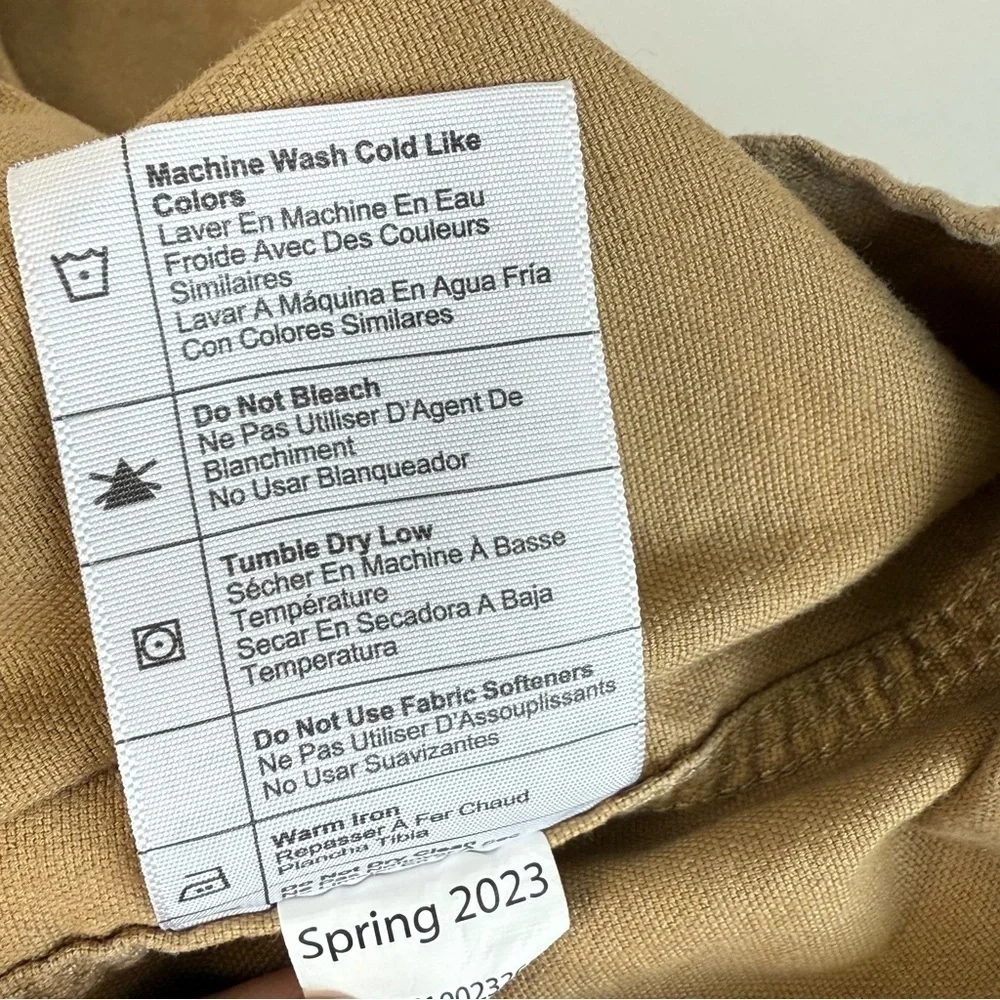 Carhartt Rugged Flex Short Sleeve Work Shirt Men’s 2XL Khaki Tan